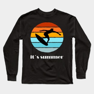 Surfing girl is the best windsurfing Long Sleeve T-Shirt